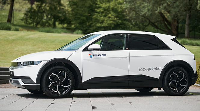Sur l'image, on peut voir la Hyundai Ioniq 5